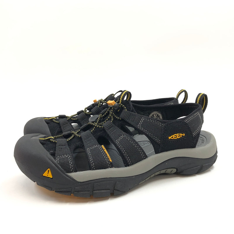 【中古品】【メンズ】 KEEN キーン NEWPORT H２ SANDALS 1001907 ニューポート H２ サンダル シューズ 靴 164-260719-hn-01-fur サイズ：26.5cm US8.5 カラー：ブラック/グレー 万代Net店
