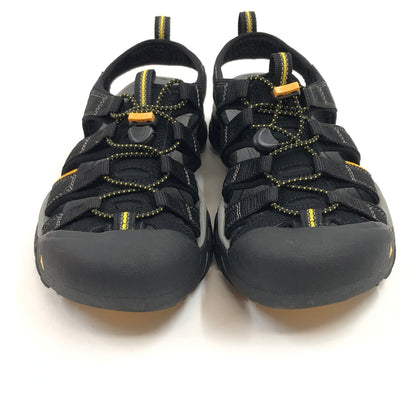 【中古品】【メンズ】 KEEN キーン NEWPORT H２ SANDALS 1001907 ニューポート H２ サンダル シューズ 靴 164-260719-hn-01-fur サイズ：26.5cm US8.5 カラー：ブラック/グレー 万代Net店
