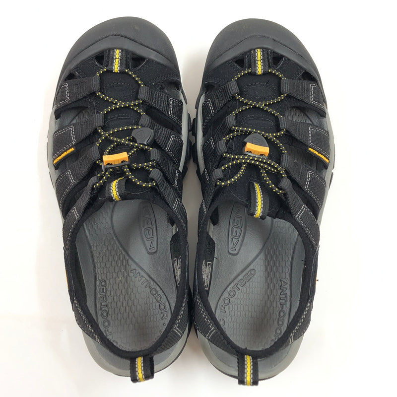 【中古品】【メンズ】 KEEN キーン NEWPORT H２ SANDALS 1001907 ニューポート H２ サンダル シューズ 靴 164-260719-hn-01-fur サイズ：26.5cm US8.5 カラー：ブラック/グレー 万代Net店