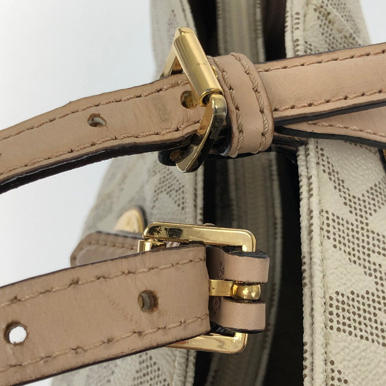 【中古品】【レディース】 Michael Kors マイケルコース 30S11TTT4B TOTE BAG トートバッグ カバン 鞄 180-241227-SY-17-iwa カラー：ホワイト/ベージュ/ゴールド系 万代Net店