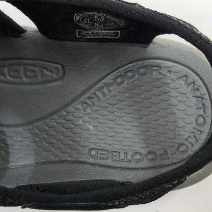 【中古品】【メンズ】 KEEN キーン NEWPORT H２ SANDALS 1001907 ニューポート H２ サンダル シューズ 靴 164-260719-hn-01-fur サイズ：26.5cm US8.5 カラー：ブラック/グレー 万代Net店