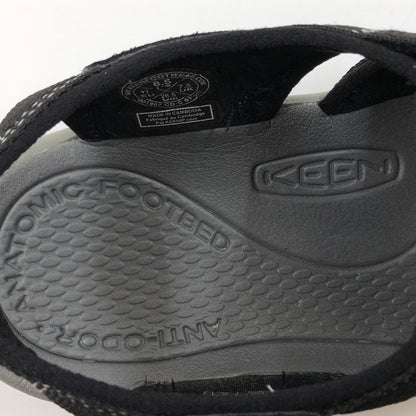 【中古品】【メンズ】 KEEN キーン NEWPORT H２ SANDALS 1001907 ニューポート H２ サンダル シューズ 靴 164-260719-hn-01-fur サイズ：26.5cm US8.5 カラー：ブラック/グレー 万代Net店