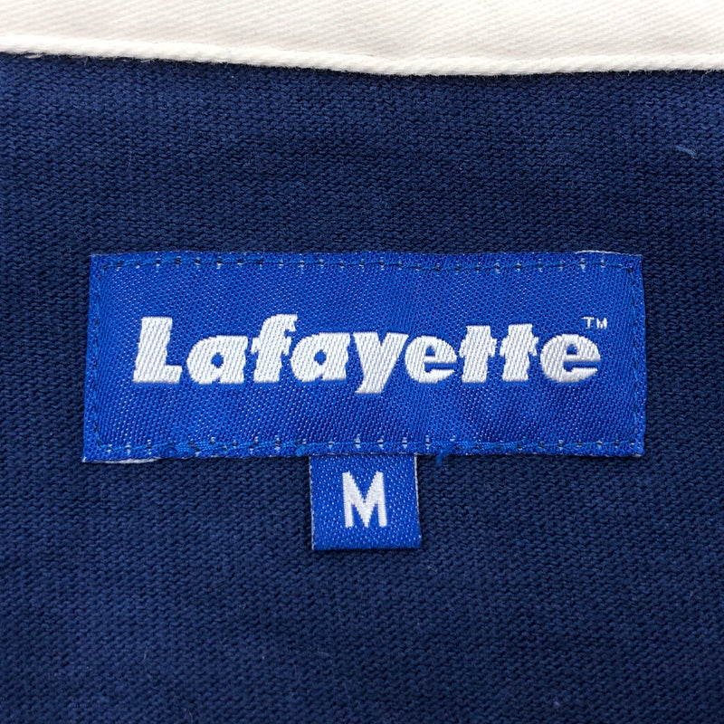 【現状渡し品】【メンズ】 LAFAYETTE ラファイエット LS POLO SHIRT IB18SS-16 長袖ポロシャツ トップス 142-261011-hn-06-fur サイズ：M カラー：ネイビー/ホワイト/レッド 万代Net店