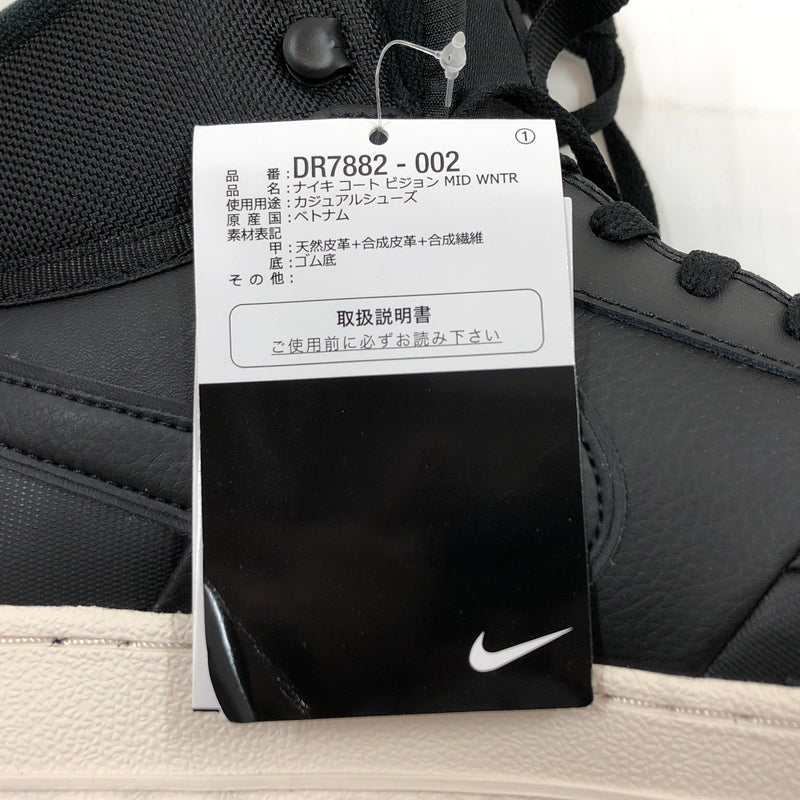 【中古美品】【メンズ】 NIKE ナイキ COURT VISION MID WINTER "BLACK/PHANTOM" DR7882-002 コート ビジョン ミッド ウィンター ブラック/ファントム スニーカー シューズ 靴 160-260719-hn-02-fur サイズ：28.5cm US10.5 カラー：ブラック 万代Net店