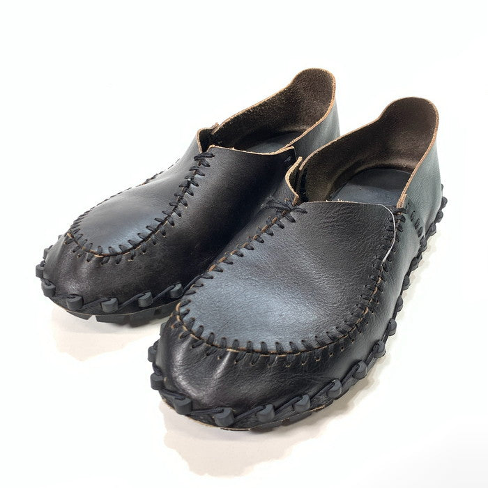 【中古品】【メンズ】 SAND WATERR RESEARCHED SHOES レザー スリッポン サンダル シューズ 164-260208-gm-36-fuz サイズ：28cm カラー：ブラウン 万代Net店