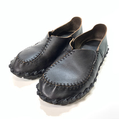 【中古品】【メンズ】 SAND WATERR RESEARCHED SHOES レザー スリッポン サンダル シューズ 164-260208-gm-36-fuz サイズ：28cm カラー：ブラウン 万代Net店