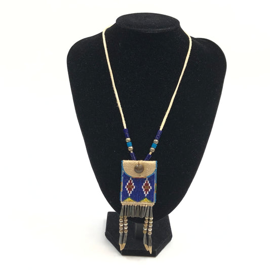 【中古品】【メンズ/レディース】 USED ユーズド NATIVE AMERICAN BEADS&BEADWORK NECKLACE ネイティブアメリカン ビーズ＆ビーズワーク ネックレス アクセサリー 191-260719-hn-03-fur カラー：マルチカラー 万代Net店