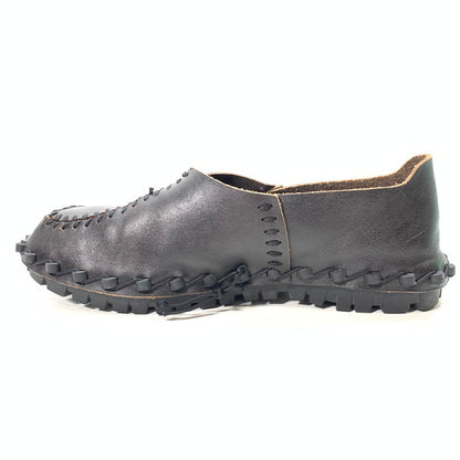 【中古品】【メンズ】 SAND WATERR RESEARCHED SHOES レザー スリッポン サンダル シューズ 164-260208-gm-36-fuz サイズ：28cm カラー：ブラウン 万代Net店