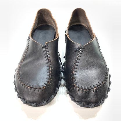 【中古品】【メンズ】 SAND WATERR RESEARCHED SHOES レザー スリッポン サンダル シューズ 164-260208-gm-36-fuz サイズ：28cm カラー：ブラウン 万代Net店