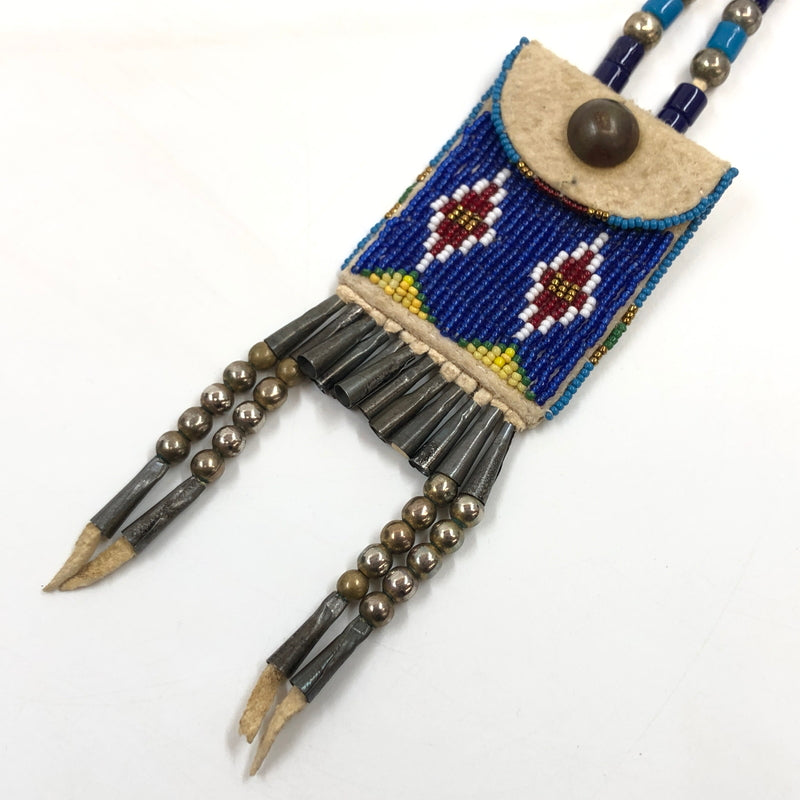 【中古品】【メンズ/レディース】 USED ユーズド NATIVE AMERICAN BEADS&BEADWORK NECKLACE ネイティブアメリカン ビーズ＆ビーズワーク ネックレス アクセサリー 191-260719-hn-03-fur カラー：マルチカラー 万代Net店