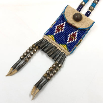 【中古品】【メンズ/レディース】 USED ユーズド NATIVE AMERICAN BEADS&BEADWORK NECKLACE ネイティブアメリカン ビーズ＆ビーズワーク ネックレス アクセサリー 191-260719-hn-03-fur カラー：マルチカラー 万代Net店