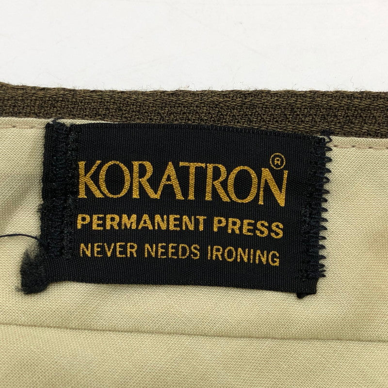 【中古品】【メンズ】 KORATRON コラトロン スラックスパンツ ボトムス 157-260429-hn-05-fur サイズ：不明 カラー：カーキ系 万代Net店