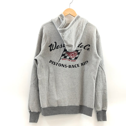 【中古品】【メンズ】 WEST RIDE ウエストライド ZIP UP CHECKER HOODIE ジップアップチェッカーフーディー パーカー スウェット トップス 145-261011-hn-08-fur サイズ：36 カラー：グレー 万代Net店