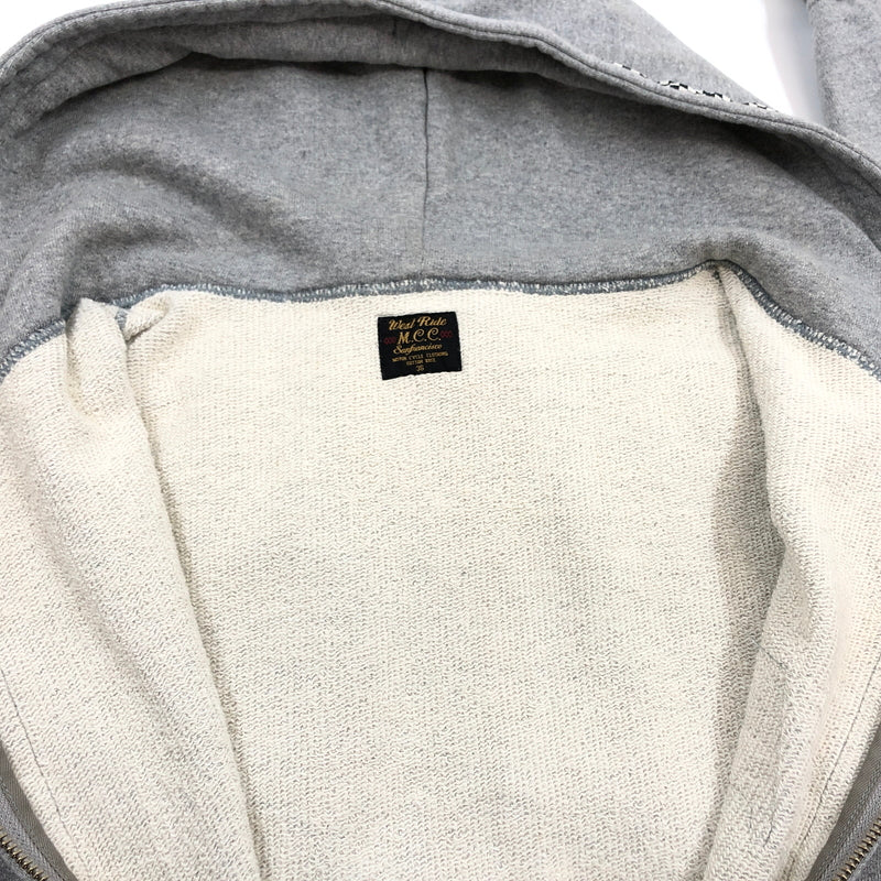 【中古品】【メンズ】 WEST RIDE ウエストライド ZIP UP CHECKER HOODIE ジップアップチェッカーフーディー パーカー スウェット トップス 145-261011-hn-08-fur サイズ：36 カラー：グレー 万代Net店