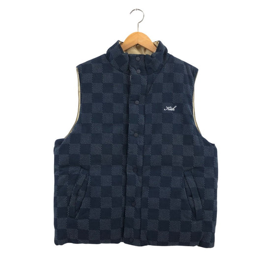 【中古品】【メンズ】 KITH キス MORRIS REVERSIBLE VEST 23-020-060-0012-3-0 モリス リバーシブル ベスト アウター 142-251123-hn-03-fur サイズ：M カラー：ネイビー/ベージュ 万代Net店