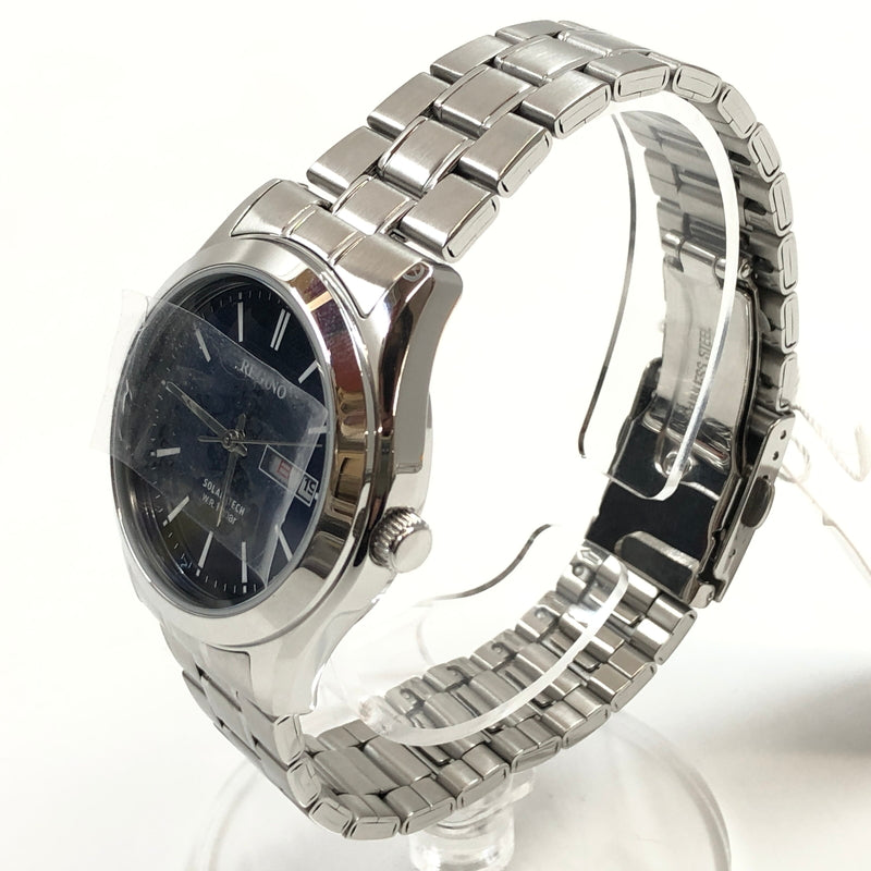 【中古美品】【メンズ】 CITIZEN シチズン SOLAR TECH REGUNO ANALOG WATCH KM1-211-71 ネイビー文字盤 ソーラーテック レグノ アナログ 腕時計 197-260719-hn-05-fur カラー：シルバー/ネイビー 万代Net店