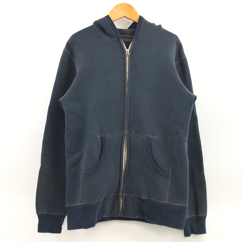 【中古品】【メンズ】 FULLCOUNT フルカウント FULL ZIP HOODIE フルジップフーディー パーカー スウェット トップス 145-261011-hn-10-fur サイズ：38 カラー：チャコール系 万代Net店