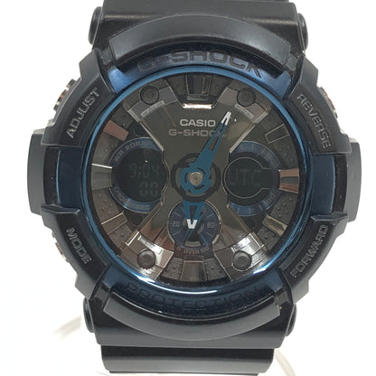【中古品】【メンズ】 G-SHOCK ジーショック ANALOG-DIGITAL WATCH GA-200CB-1AJF アナログデジタル 腕時計 196-260719-hn-06-fur カラー：ブラック/ブルー 万代Net店