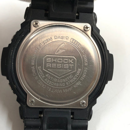 【中古品】【メンズ】 G-SHOCK ジーショック ANALOG-DIGITAL WATCH GA-200CB-1AJF アナログデジタル 腕時計 196-260719-hn-06-fur カラー：ブラック/ブルー 万代Net店