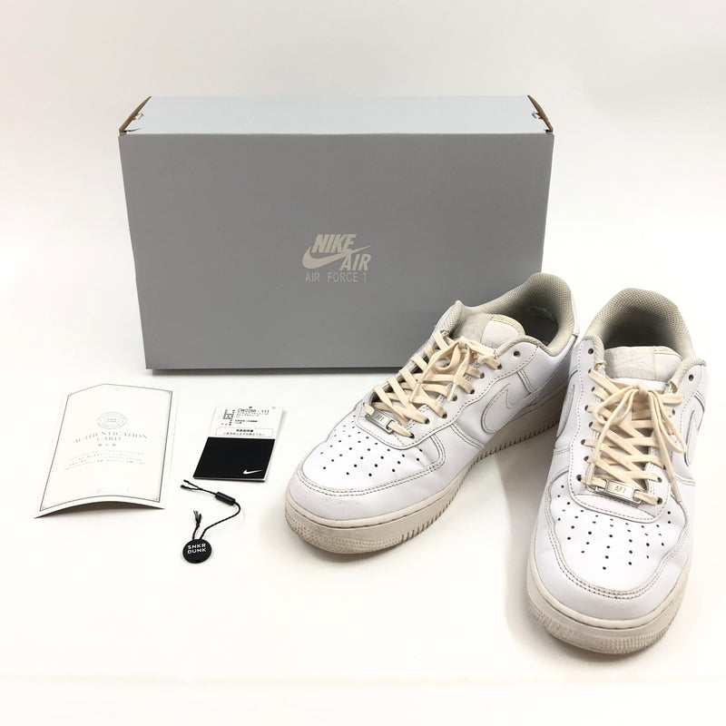 【現状渡し品】【メンズ】 NIKE ナイキ AIR FORCE 1 '07 CW2288-111 エアフォース1 ロー '07 スニーカー シューズ 靴 160-261011-hn-11-fur サイズ：27.0cm US9 カラー：ホワイト 万代Net店