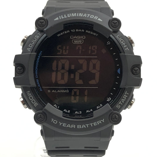 【中古品】【メンズ】 CASIO カシオ CASIO COLLECTION STANDARD DIGITAL WATCH AE-1500WH-8BJF カシオコレクション スタンダード デジタル 腕時計 198-260719-hn-07-fur カラー：グレー 万代Net店