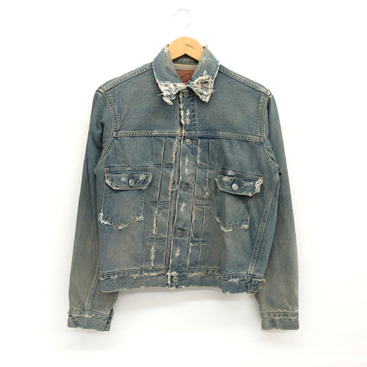 【ジャンク品】【メンズ】 Denime ドゥニーム デニムジャケット アウター 145-250101-hn-01-fur サイズ：不明 カラー：ブルー系 万代Net店