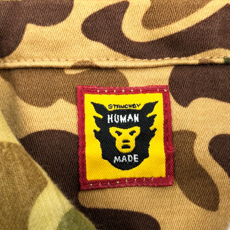 【中古品】【メンズ】 HUMAN MADE ヒューマンメイド DUCK CAMO RANGER JACKET HM21JK005 ダックカモ レンジャージャケット リバーシブル アウター 142-251123-hn-05-fur サイズ：L カラー：グリーン系/ブラウン系 万代Net店
