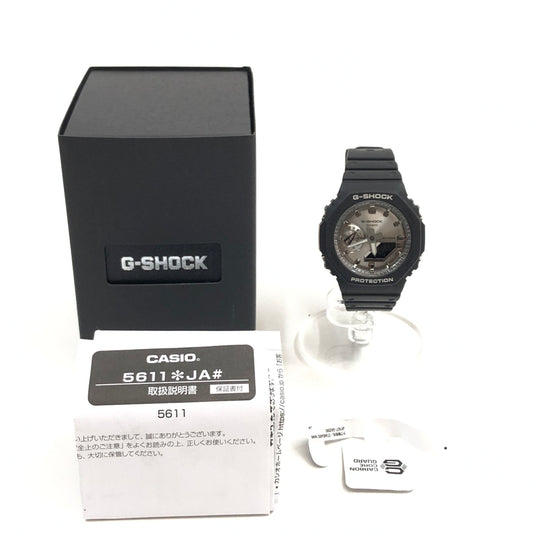 【中古品】【メンズ】 G-SHOCK ジーショック 2100 SERIES ANALOG-DIGITAL WATCH アナログデジタル 腕時計 196-261012-hn-01-fur カラー：ブラック 万代Net店