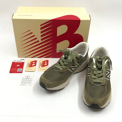 【中古品】【メンズ】 NEW BALANCE ニューバランス 990V6 "TRUE CAMO" U990TB6 トゥルーカモ スニーカー シューズ 靴 162-260719-hn-10-fur サイズ：26.5cm US8.5 カラー：オリーブ/グレー/ホワイト 万代Net店