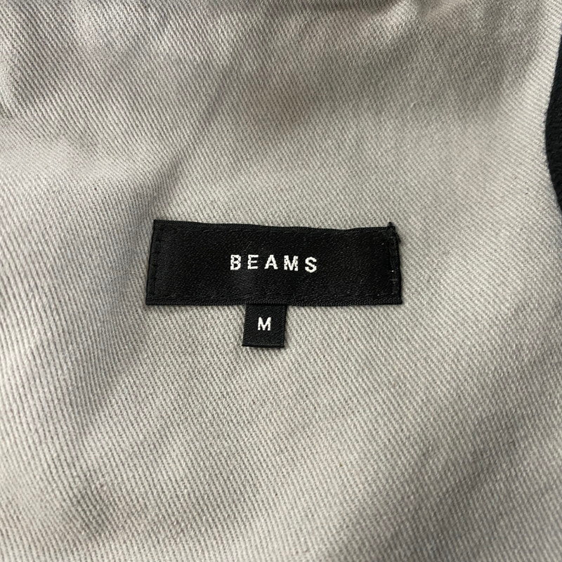 【中古品】【メンズ】 BEAMS ビームス 5POCKET SHORT WIDE DENIM PANTS 38-21-0040-791 5ポケット ショート ワイド デニムパンツ ボトムス ハーフパンツ 158-251125-yo-26-tei サイズ：M カラー：ブラック 万代Net店