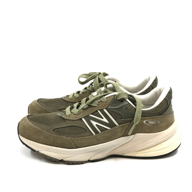 【中古品】【メンズ】 NEW BALANCE ニューバランス 990V6 "TRUE CAMO" U990TB6 トゥルーカモ スニーカー シューズ 靴 162-260719-hn-10-fur サイズ：26.5cm US8.5 カラー：オリーブ/グレー/ホワイト 万代Net店
