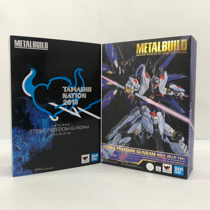 【中古美品】BANDAI NAMCO METAL BUILD ストライクフリーダムガンダム SOUL BLUE Ver. 『機動戦士ガンダムSEED DESTINY』(魂ネイション2018、魂ウェブ商店限定) 056-251022-ns-4-tei 万代Net店