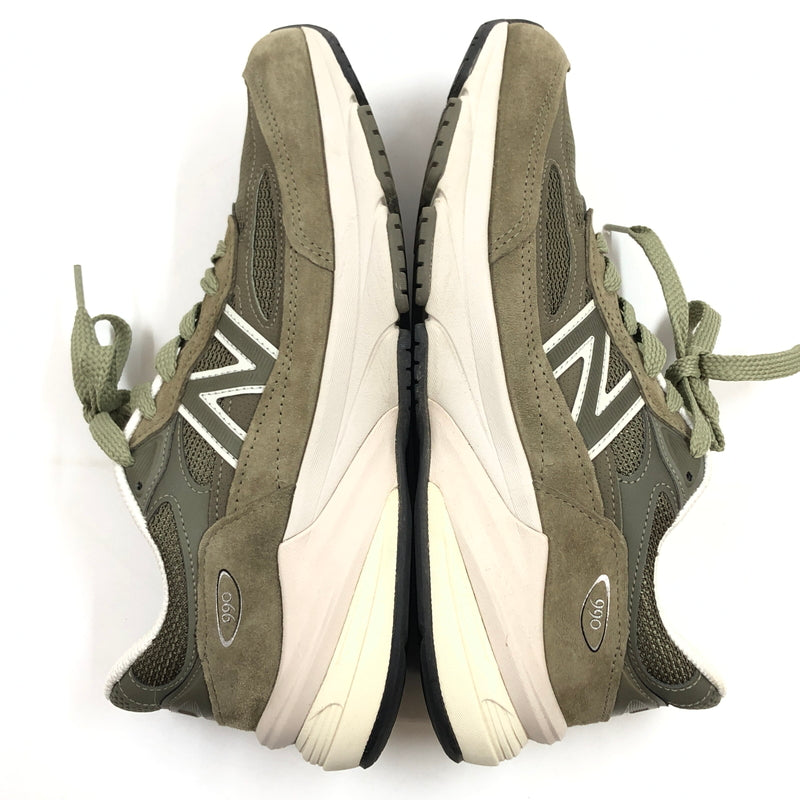 【中古品】【メンズ】 NEW BALANCE ニューバランス 990V6 "TRUE CAMO" U990TB6 トゥルーカモ スニーカー シューズ 靴 162-260719-hn-10-fur サイズ：26.5cm US8.5 カラー：オリーブ/グレー/ホワイト 万代Net店