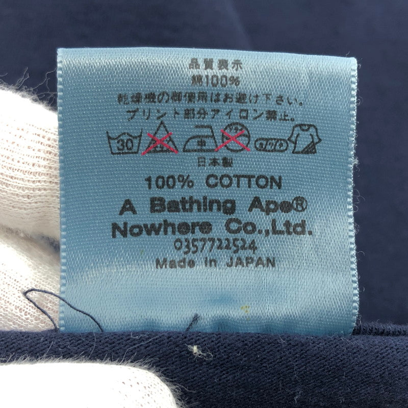 【現状渡し品】【メンズ】 A BATHING APE アベイシングエイプ 90S ”GENERALS” TEE 90年代 ジェネラル Tシャツ 半袖 トップス 142-251124-hn-01-fur サイズ：L カラー：ネイビー 万代Net店