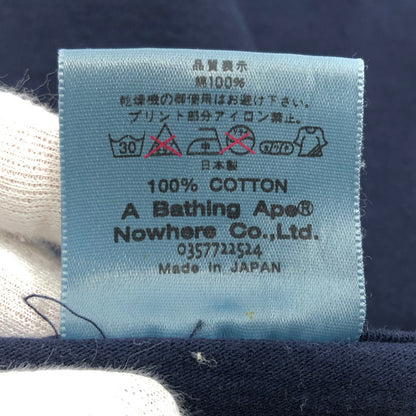 【現状渡し品】【メンズ】 A BATHING APE アベイシングエイプ 90S ”GENERALS” TEE 90年代 ジェネラル Tシャツ 半袖 トップス 142-251124-hn-01-fur サイズ：L カラー：ネイビー 万代Net店