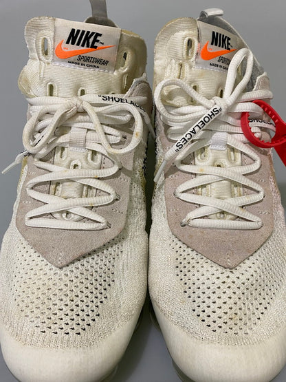 【中古品】【メンズ】 NIKE ナイキ ×OFF-WHITE オフホワイト AA3831-100 THE:10 AIR VAPORMAX FK WHITE エア ヴェイパーマックス スニーカー シューズ 靴 160-241022-me-32-min サイズ：28.0cm US10 カラー： WHITE/BLACK-TOTAL ORANGE 万代Net店