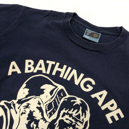 【現状渡し品】【メンズ】 A BATHING APE アベイシングエイプ 90S ”GENERALS” TEE 90年代 ジェネラル Tシャツ 半袖 トップス 142-251124-hn-01-fur サイズ：L カラー：ネイビー 万代Net店