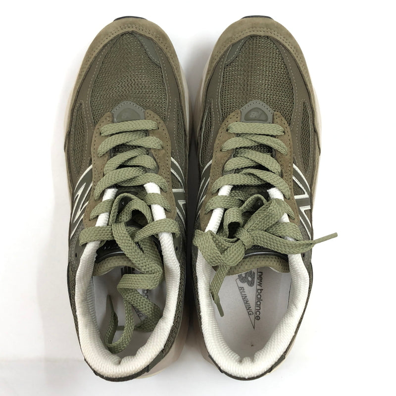【中古品】【メンズ】 NEW BALANCE ニューバランス 990V6 "TRUE CAMO" U990TB6 トゥルーカモ スニーカー シューズ 靴 162-260719-hn-10-fur サイズ：26.5cm US8.5 カラー：オリーブ/グレー/ホワイト 万代Net店