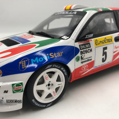 【中古品】 トヨタ カローラ WRC #5 モンテカルロ 1998 サインツ モヤ オトモビル OT395 1 18 ラリー 061-251120-ns-5-tei 万代Net店