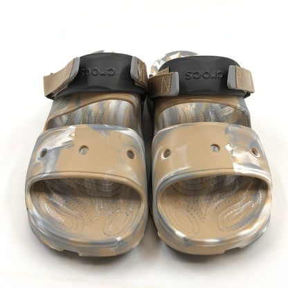 【中古品】【メンズ】 CROCS CLASSIC クロックス クラシック ALL TERRAIN MARBLED SANDAL オールテレイン マーブル サンダル チャイ/マルチ シューズ 靴 164-260720-hn-01-fur サイズ：M10 W12(28.0cm) カラー：マルチカラー 万代Net店