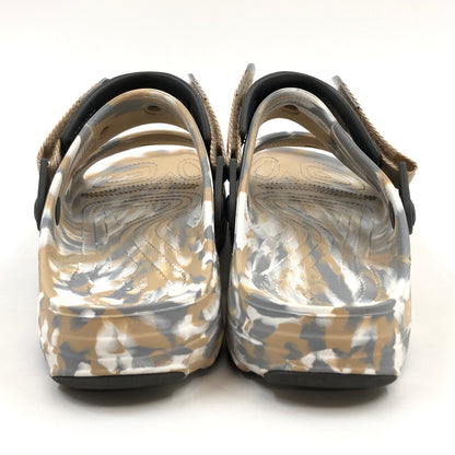 【中古品】【メンズ】 CROCS CLASSIC クロックス クラシック ALL TERRAIN MARBLED SANDAL オールテレイン マーブル サンダル チャイ/マルチ シューズ 靴 164-260720-hn-01-fur サイズ：M10 W12(28.0cm) カラー：マルチカラー 万代Net店