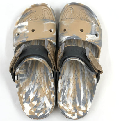 【中古品】【メンズ】 CROCS CLASSIC クロックス クラシック ALL TERRAIN MARBLED SANDAL オールテレイン マーブル サンダル チャイ/マルチ シューズ 靴 164-260720-hn-01-fur サイズ：M10 W12(28.0cm) カラー：マルチカラー 万代Net店