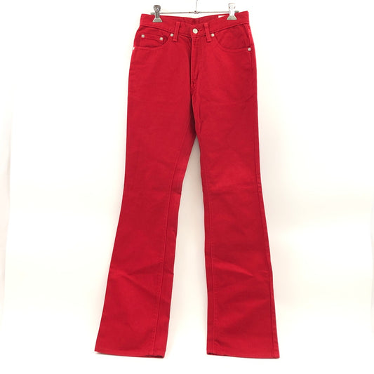 【中古品】【メンズ】 BIG JOHN ビッグジョン DENIM PANTS MH204 デニムパンツ ブーツカット ボトムス 156-261012-hn-05-fur サイズ：28×33 カラー：レッド 万代Net店