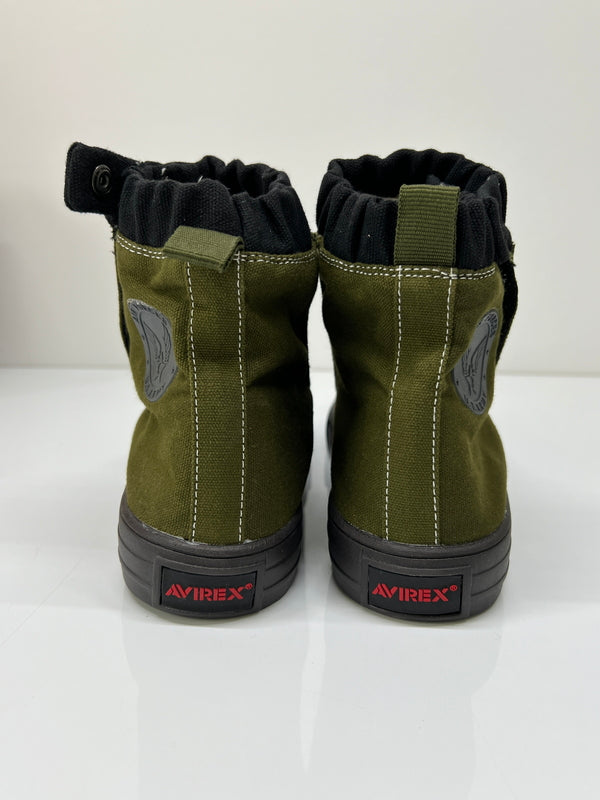 【中古品】【メンズ】 AVIREX アヴィレックス HELIOS AV3320-02 ヘリオス スニーカー 靴 165-260822-YS-01-hon サイズ：28 カラー：OLIVE 万代Net店