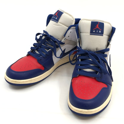 【中古品】【メンズ】 NIKE ナイキ AIR JORDAN 1 MID "RARE AIR" DQ8426-102 エアジョーダン1 ミッド レアエア スニーカー シューズ 靴 160-260720-hn-03-fur サイズ：28.5cm US10.5 カラー：ネイビー/ホワイト/レッド 万代Net店