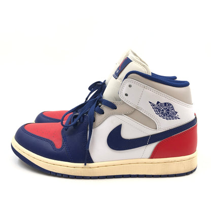 【中古品】【メンズ】 NIKE ナイキ AIR JORDAN 1 MID "RARE AIR" DQ8426-102 エアジョーダン1 ミッド レアエア スニーカー シューズ 靴 160-260720-hn-03-fur サイズ：28.5cm US10.5 カラー：ネイビー/ホワイト/レッド 万代Net店