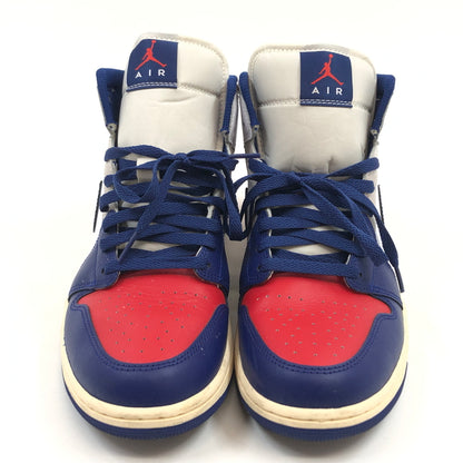 【中古品】【メンズ】 NIKE ナイキ AIR JORDAN 1 MID "RARE AIR" DQ8426-102 エアジョーダン1 ミッド レアエア スニーカー シューズ 靴 160-260720-hn-03-fur サイズ：28.5cm US10.5 カラー：ネイビー/ホワイト/レッド 万代Net店