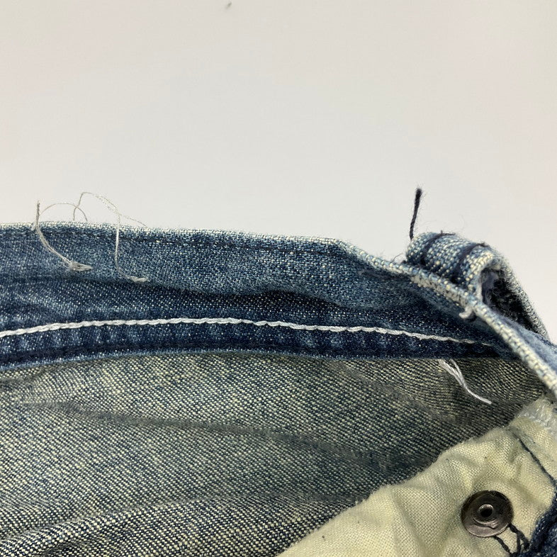 【中古品】【メンズ】 AKADEMIKS アカデミクス ヴィンテージ バギーデニムパンツ 157-260425-SS-06-iwa サイズ：42 カラー：ブルー 万代Net店