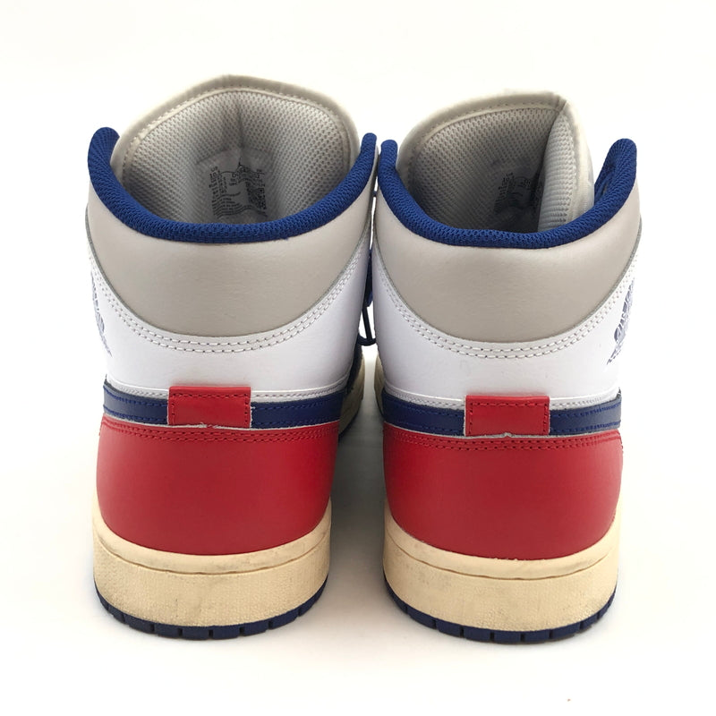 【中古品】【メンズ】 NIKE ナイキ AIR JORDAN 1 MID "RARE AIR" DQ8426-102 エアジョーダン1 ミッド レアエア スニーカー シューズ 靴 160-260720-hn-03-fur サイズ：28.5cm US10.5 カラー：ネイビー/ホワイト/レッド 万代Net店