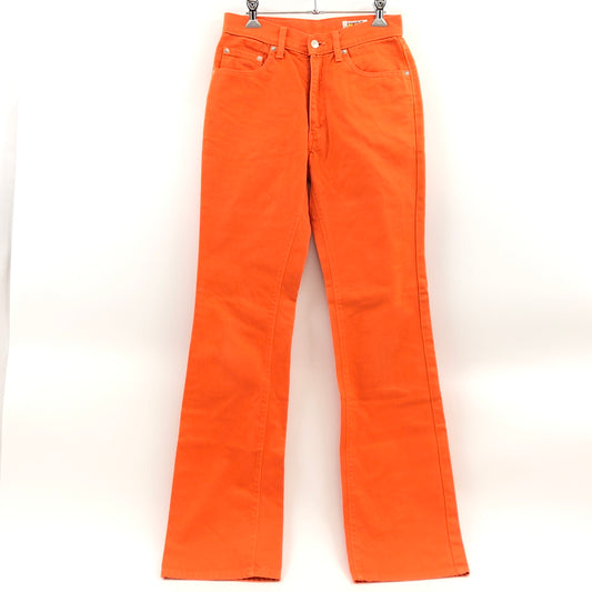 【中古品】【メンズ】 BIG JOHN ビッグジョン DENIM PANTS デニムパンツ ブーツカット ボトムス 156-261012-hn-06-fur サイズ：29 カラー：オレンジ 万代Net店